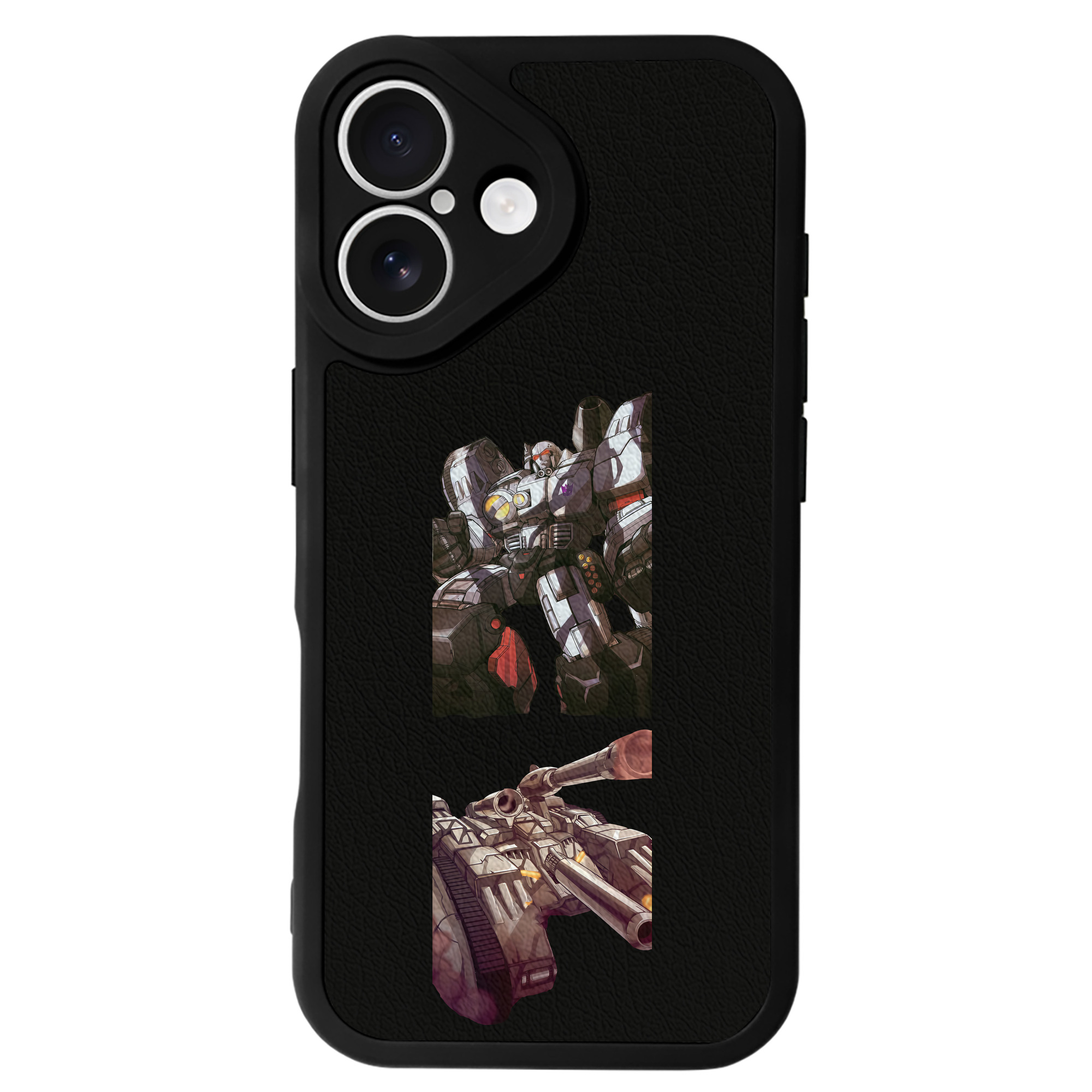 （画像用） Transformers トランスフォーマー 【iPhone 16シリーズ対応】シリコンスマホケース（レザー調） 材質：シリコン